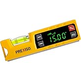 PREXISO Magnetic Digital Level & Protractor, 7 inch Angle Finder 0-90° & 0-180° Range, Electronic Bubble Inclinometer with Ma