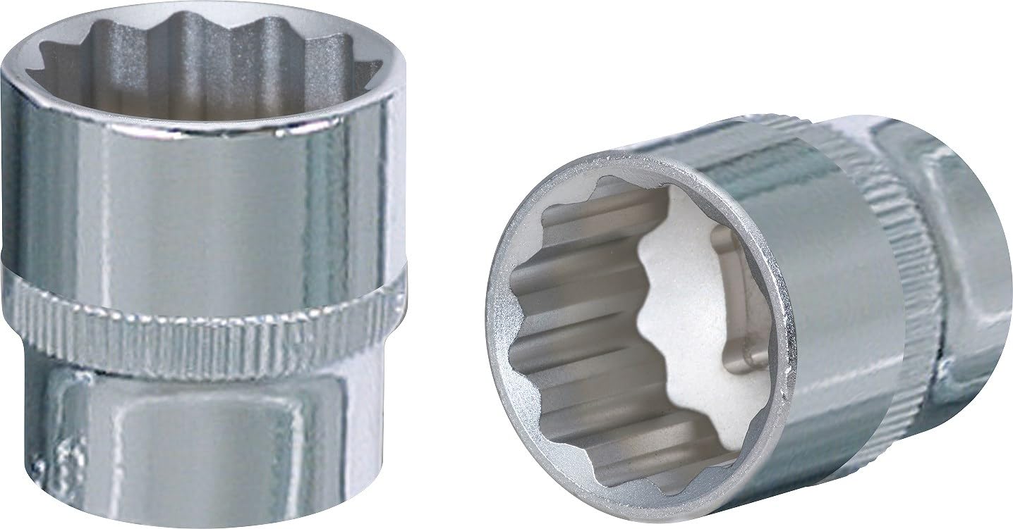 KS Tools 918.4816 3/8 Inch CHROMEplus 12-Point Socket, 15/16 Inch