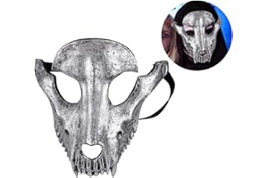 KKBES Halloween Mask Goat Skull Mask Animal Scary Mask Halloween Costume Party Mask Masquerade Costume for Halloween Cosplay Accessories