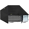 BUNKER INDUST 270 Degree Awning Free Standing, Vehicle Awning Built-in LED Light - Three Colors, Car Driver Side Awning for SUV Van Truck Camper, Weatherproof 270 Overland Awning