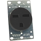 Leviton 061-05372-000 Power Receptacle 30 Amp 250 Volt Flush Mount