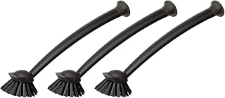 IKEA RINNIG Spülbürste, Dunkelgrau, 3 Stück