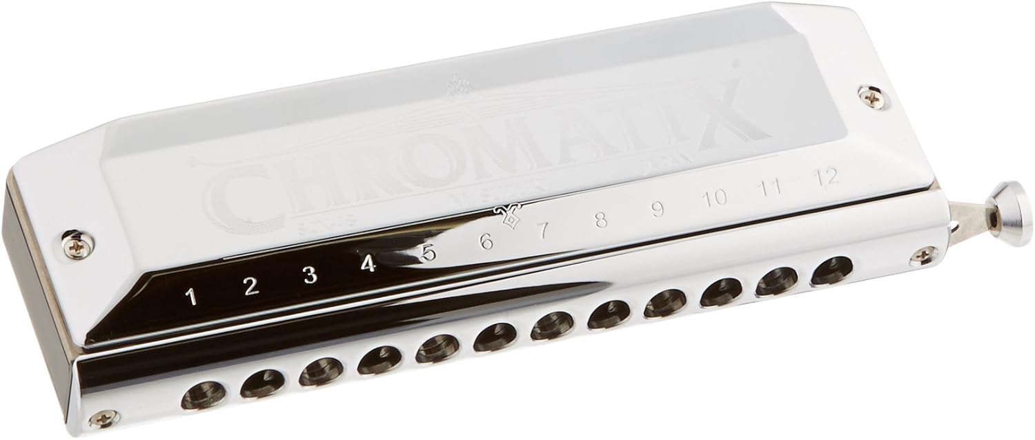 Suzuki Chromatix scx48 a 12 Holes Silver Tone Harmonica Key RE silver