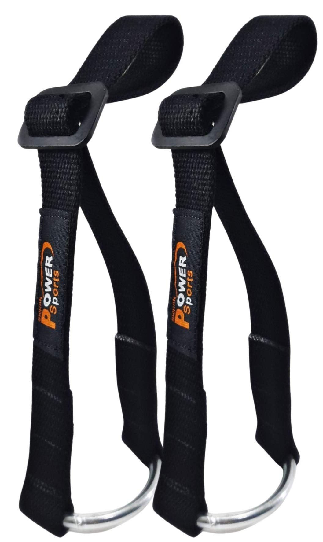 Shihan Portable TWIN OLYMPIC Weight Loading Straps 3 inch Steel rings Ideal for Triceps Weight adding weights