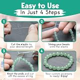 The Bead Shop Clear Elastic String 1mm 10m Bracelet Making Jewellery view 4