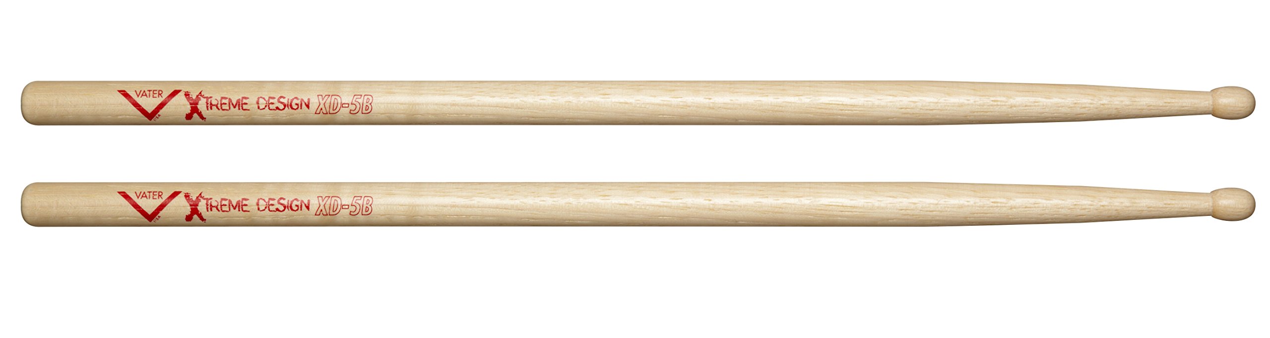 Vater Drumsticks VXD5BW - 5B Xtreme Design Series - Barrel Wood TIp — image 1