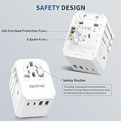 EPICKA Universal Travel Adapter, International