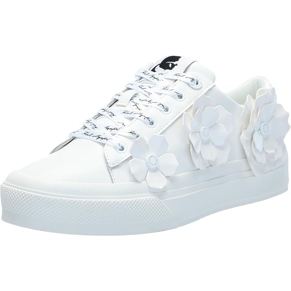 Love Moschino Damen-Sneaker – Aus Kalbsleder & PU, Mit Mesh-Einsätzen, Gummisohle