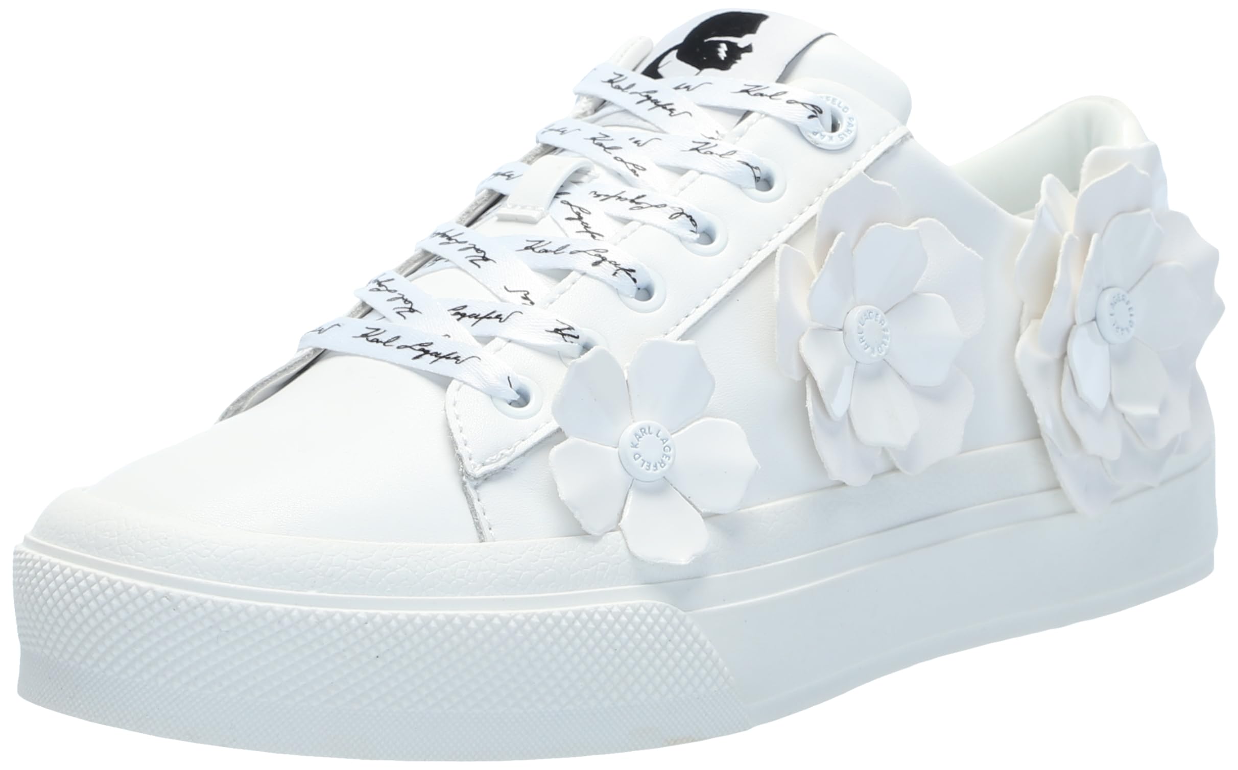 KARL LAGERFELD Paris Women’s Shoes Sneaker,Bright White,85