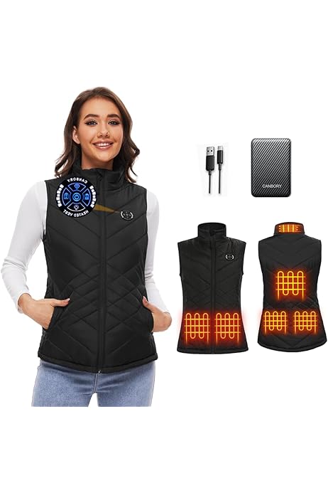 Zonli Heated Blanket Vest Women's Heated Vest Rechargeable