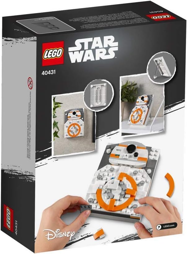 LEGO Brick Sketches Star Wars BB-8 Droid Set 40431, Orange - Image 3