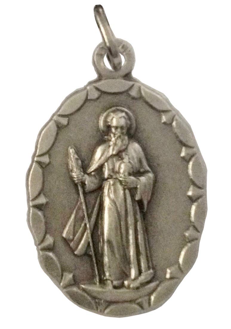 I G J SAINT JUDE THADDEUS APOSTLE OVAL SHAPE MEDAL - PATRON SAINT OF IMPOSSIBLE CASES - 100% MADE IN ITALY