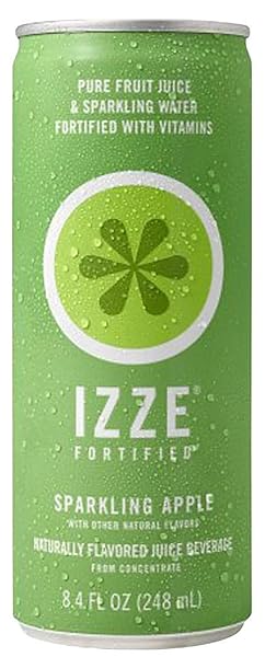 IZZE FORTIFIED SPARKLING APPLE (1 X 8.4 FL OZ)