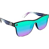 Blenders Eyewear Millenia X2 – Polarized Sunglasses – Flat, Mirrored Lens – 100% UV Protection – For Men & Women