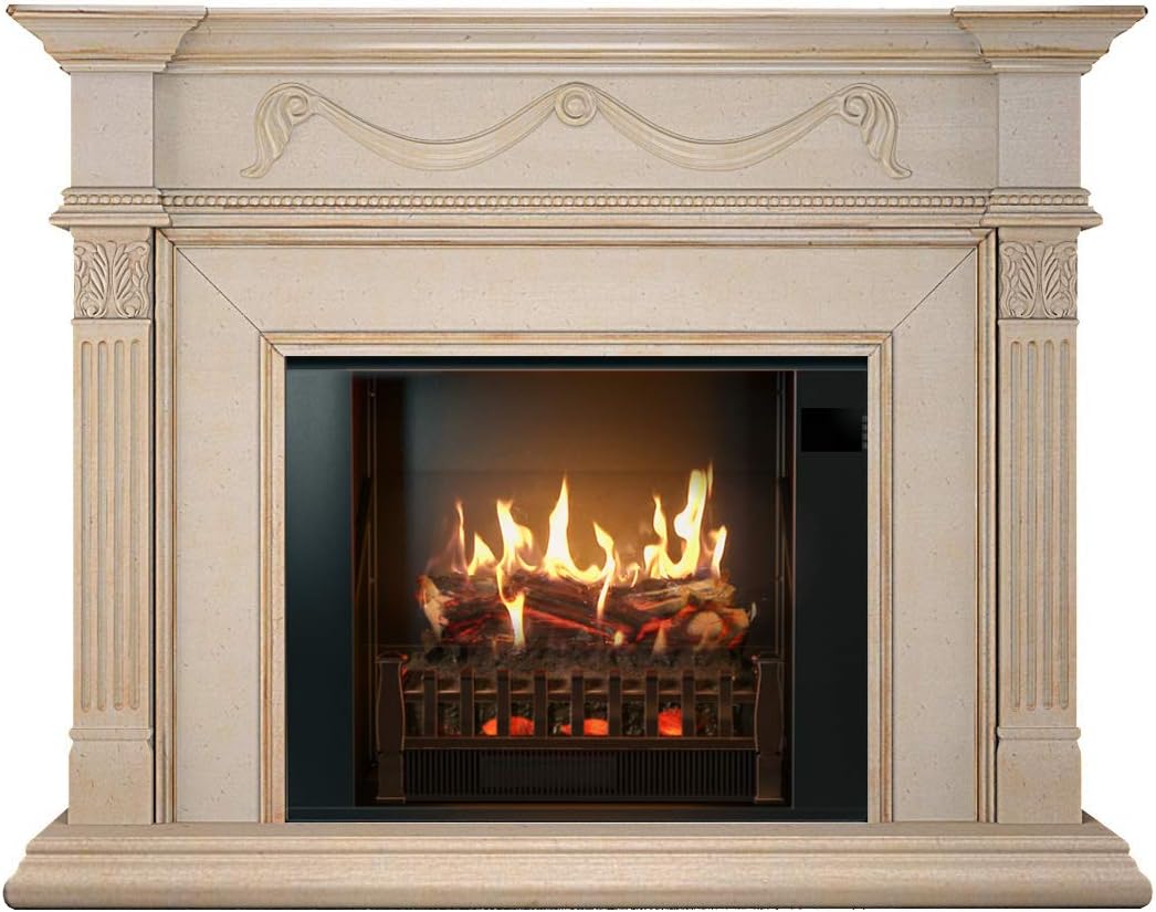 MagikFlame Electric Fireplace and Mantel Most Realistic Electric
