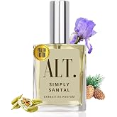 ALT. FRAGRANCES Simply Santal - Inspired by Sant. 33 Perfume, Unisex Perfume, Extrait de Parfum, Long Lasting Fragrance, Sandalwood Leather Scent, 60ml