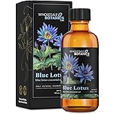 Blue Lotus Essential Oil by Wholesale Botanics | Premium Grade Essential Oil | for Aromatherapy, Soaps, Lotions, & Candles | Vegan & Cruelty Free (2 Fl Oz)