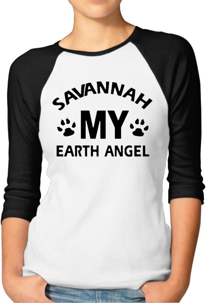 Savannah Cat My Earth Angel Baseball Tees