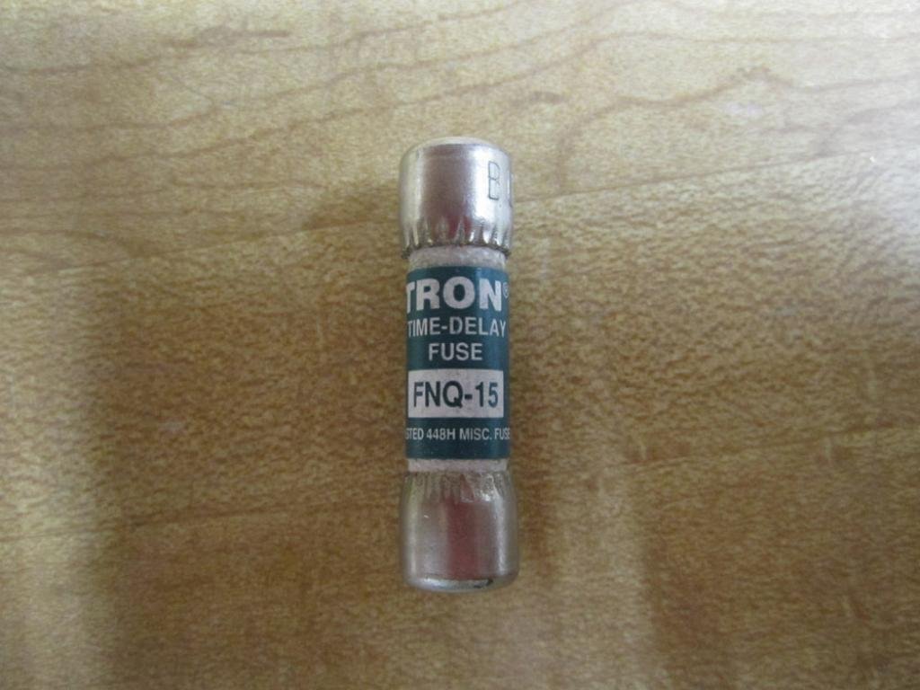 Cooper Bussmann FNQ-15 Fuse; Cylinder; Time Lag; 15A (PACK