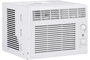GE Window Air Conditioner 5000 BTU, Efficient Cooling For Smaller Areas Like Bedrooms And Guest Rooms, 5K BTU Window AC Unit