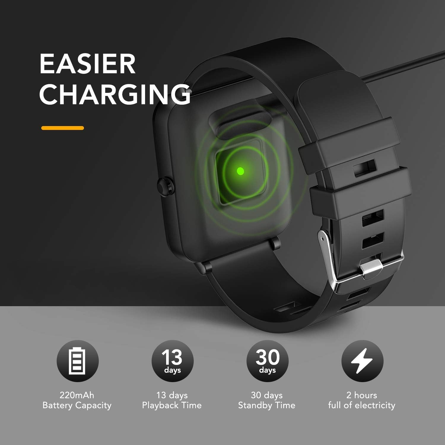 Foronechi Smart Watch for Android/Samsung/iPhone, Activity Fitness Tracker with IP68 Waterproof for Men & Women, Smartwatch with 1.54