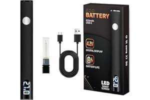 VROMOON Rechargeable Thread Burner kit, Digital Thread Zapper Tool Burning Pen,Knitting & Beading Thread Burning Tool for String, Leather Craft, Sewing (Black)