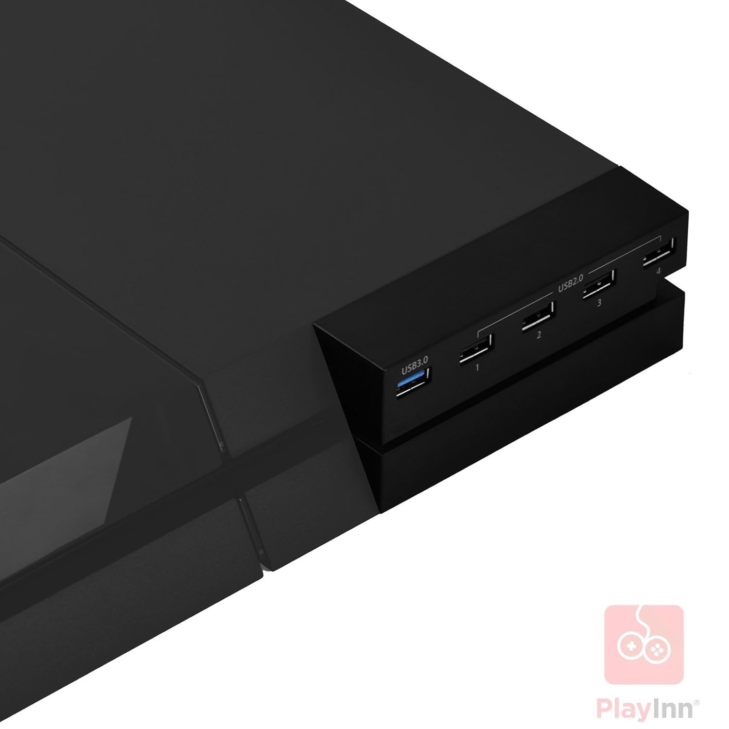 PS4 Playstation 4 USB Hub Verteiler Adapter 4x USB 2.0 1x USB 3.0 Port