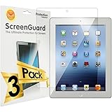 KlearCut [3 Pack] - Screen Protector for Apple iPad 2 / 3 / 4 - Lifetime Replacement Warranty Anti-Bubble & Anti-Fingerprint High Definition (HD) Clear Premium PET Cover - Retail Packaging