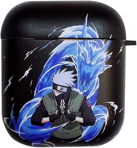 Bowinr Naruto Shippuden Airpod Case Portable Protective Japanese Anime Airpods Silicone Cover Case Hatake Kakashi Amazon Co Uk Electronics Photo