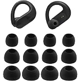 NANLANFAN Replacement Silicone Ear Tips for JBL Endurance Peak 3 / Run 2 | Compatible with JBL Endurance Peak II / Peak / Race TWS Earbuds, 6 Pairs (S/M/L, Black)