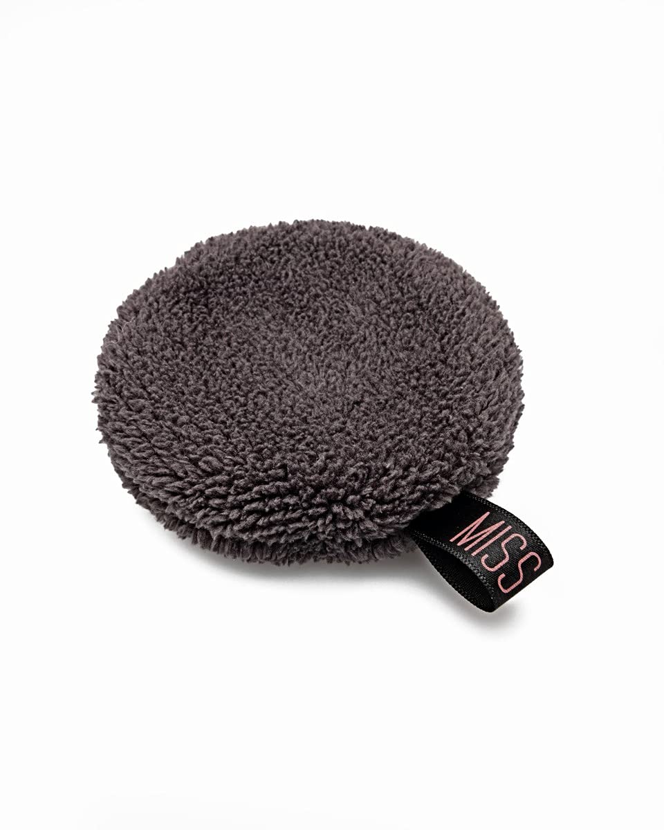Miss Pink Makeup Remover Pad Facial Cleansing - Super Soft Washable Face & Eye Cleanser Grey