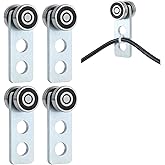 Fuperoo 2Wheel Trolley Assembly Rollers.Bearing Trolley Assembly.The top of The Trolley has Room for Set Screws, Allowing The