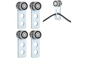 Fuperoo 2Wheel Trolley Assembly Rollers.Bearing Trolley Assembly.The top of The Trolley has Room for Set Screws, Allowing The use of a 1-5/8" high Strut Channel