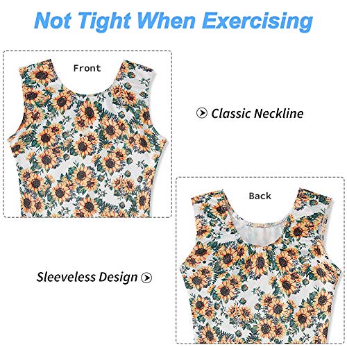 image for TUONROAD 3D Floral Prints Leotards Size 7 Professional Ballerina Dance