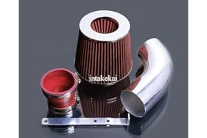 INTAKE KAI PERFORMANCE AIR INTAKE KIT FIT 1990-1997 GEO PRIZM / 1990-1997 TOYOTA COROLLA 1.6L, 1.8L L4 ENGINE (RED)