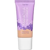 tarte maracuja tinted moisturizer – Lightweight Sheer Foundation with Buildable Longwear Coverage, Hyaluronic Acid, Turmeric, Aloe for Hydrated Skin, Vegan & Cruelty Free