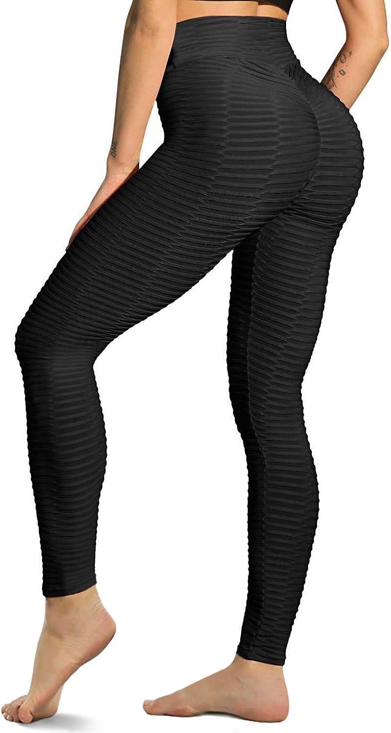 Butt Lifting Anti Cellulite Sexy Leggings for Women High Waisted Yoga Pants Workout Tummy Control Sport Tights
