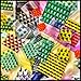 3838 - 3030 Mini Ziplock Baggies Random Sizes Design Colors Ziploc Mix 100 Bags