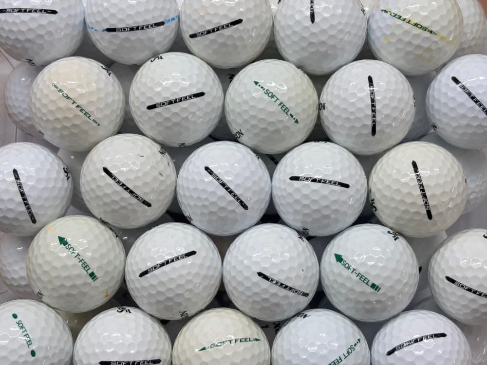 pro lake balls 24 Srixon Soft Feel Golf Lake Balls Pearl/Grade A (used not new)
