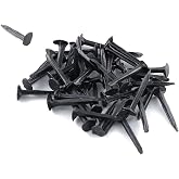 E-outstanding 500pcs Black Iron Stud 13mm Metal Nails Tacks for Shoes Boots Leather Heels Soles Repairs Replacement