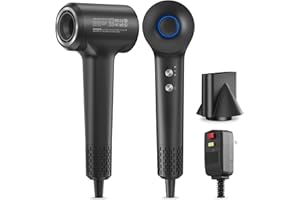 Hair Dryer, High-Speed Ionic Low Noise Blow Dryer，200 Millions Negative Ionic Care Hair Dryer for Fast Drying, with 360° Magn