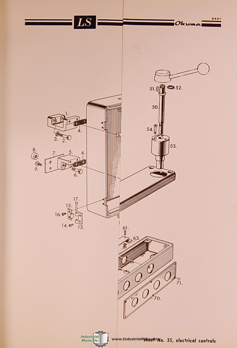 Okuma Type LS, Productive High Speed Lathe, Parts List Manual: Okuma:  Amazon.com: Books