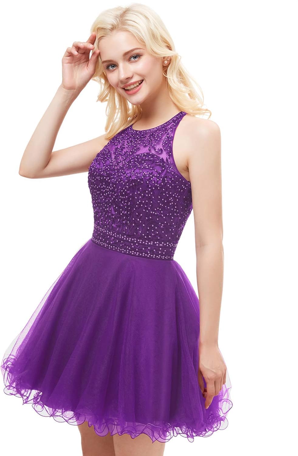 purple homecoming dresses 2018