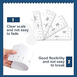 Vowlove Tshirt Ruler Guide for HTV Vinyl Heat