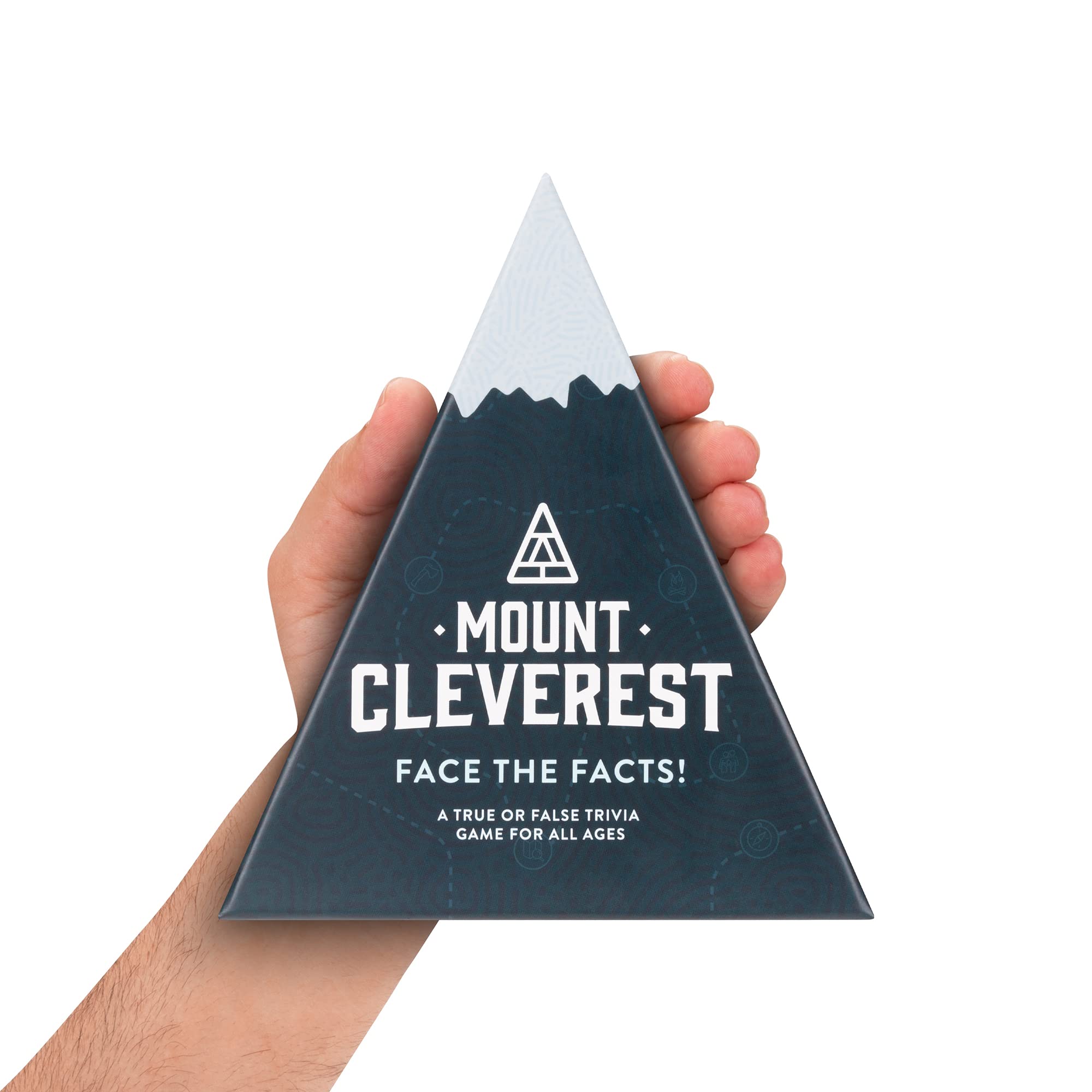 Mount Cleverest® Original Edition | True or False Trivia Game | Fun Adults & Kids Family Card Game | Party Games for Birthday | Travel Games | Gift for Boys and Girls | Stocking Stuffer