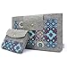 Te-Rich Macbook Air 11 Inch (Durable, Lightweight, Floral Design) Felt Sleeve Case Bag Protective Carrying Briefcase with Accessory Pouch