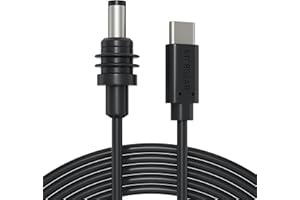 EAZUSE Starlink Mini USB C Cable, USB C to DC Power Cable 6.5FT/2M, 100W Type C to Waterproof DC Starlink Mini Accessories Compatible with Power Bank 65W+ PD Source