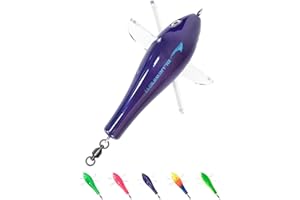 BLUEWING Deluxe Trolling Birds 650lbs Through Wire Bird Fishing Teaser 7.28in Trolling Lure for Tuna Marlin Mahi Mahi, Port/Starboard/Center, Only for Making Spreader Bars