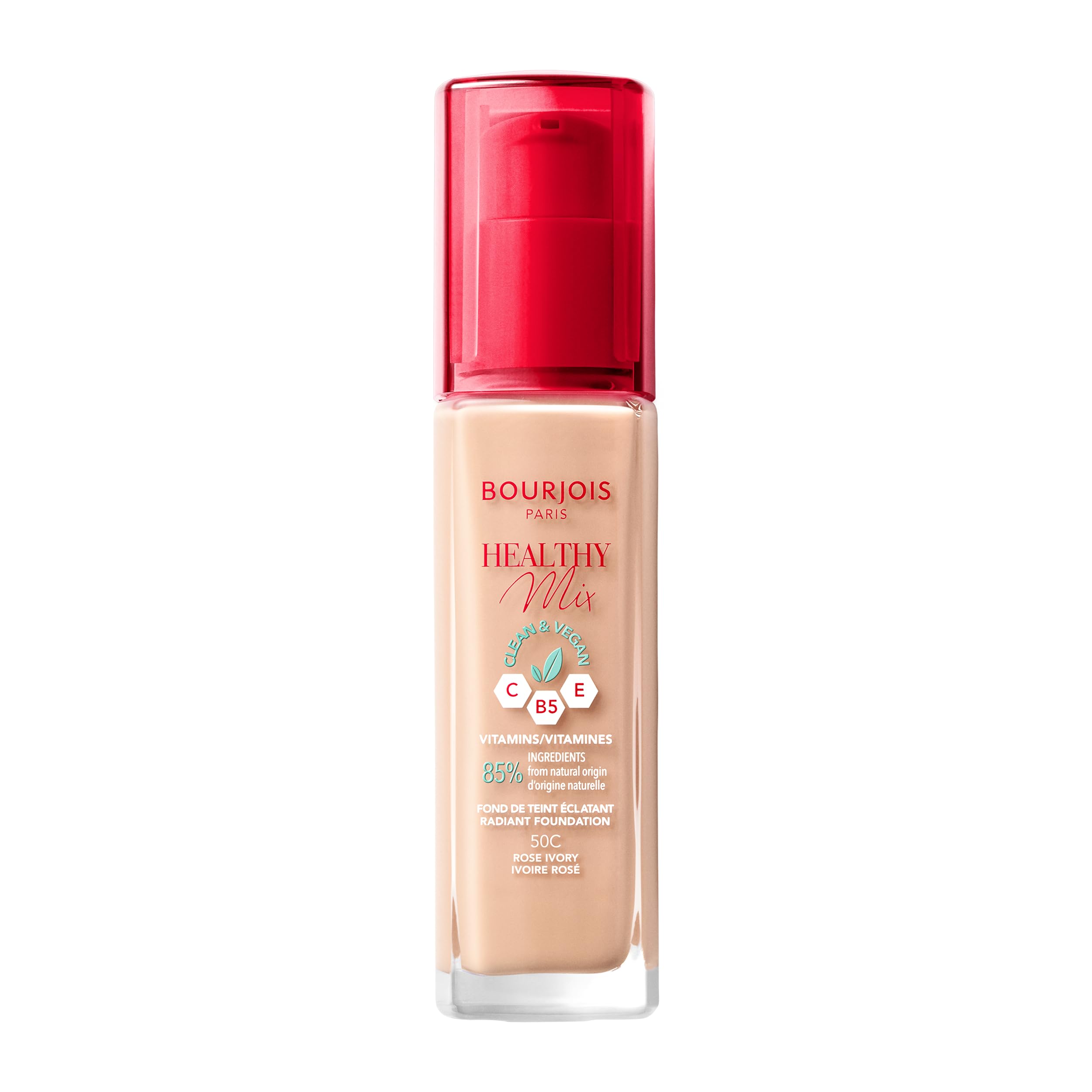 Bourjois Healthy Mix Clean Vegan Foundation No. 50 Rose Ivory