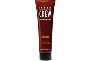 American Crew Men's Hair Gel, Light Hold with Low Shine, Styling Product Gift for Him, 8.4 Fl Oz